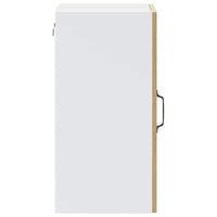 vidaXL Pensile da Cucina con Porta in Vetro Porto Rovere Sonoma