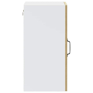 vidaXL Pensile da Cucina con Porta in Vetro Porto Rovere Sonoma