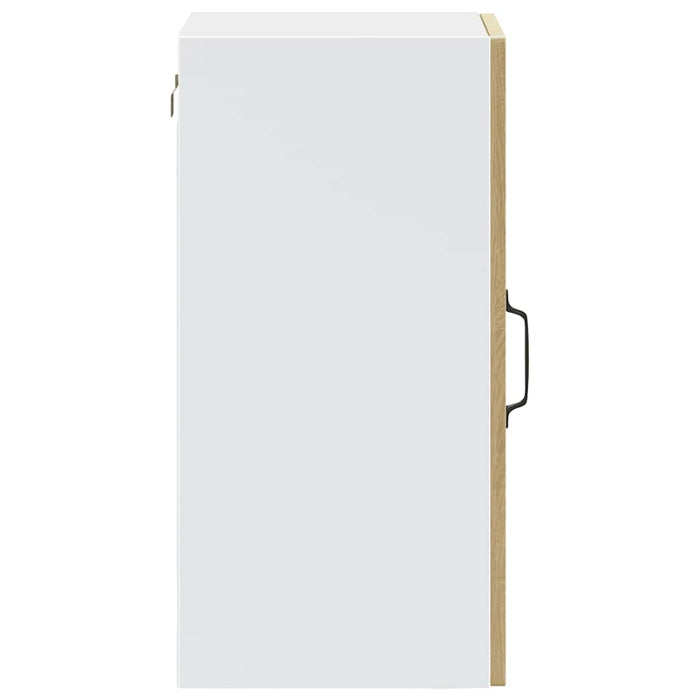 vidaXL Pensile da Cucina con Porta in Vetro Porto Rovere Sonoma