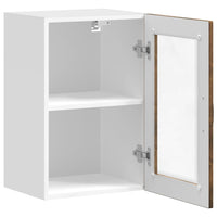 Pensile da Cucina con Porta in Vetro Porto Rovere Fumo 854012