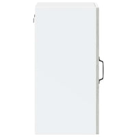 Pensile da Cucina con Porta in Vetro-Mobile Cucina da Parete Porto Grigio Sonoma 649798