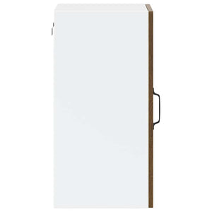 Pensile da Cucina con Porta in Vetro Porto Rovere Marrone 854014