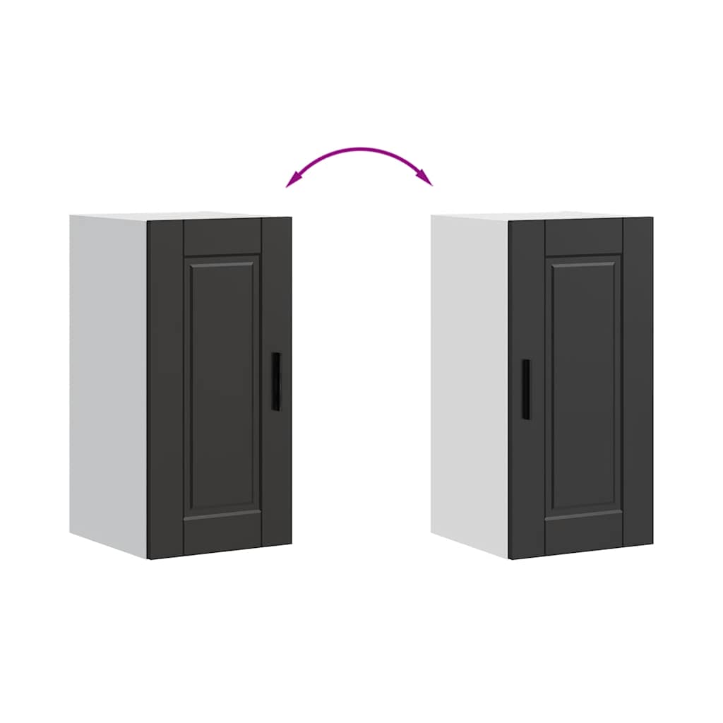 Pensile da Cucina Porto Nero in Legno Multistrato 854018