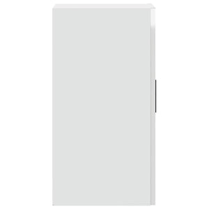 Pensile da Cucina-Mobile Cucina da Parete Porto Bianco Lucido in Legno Multistrato 690231