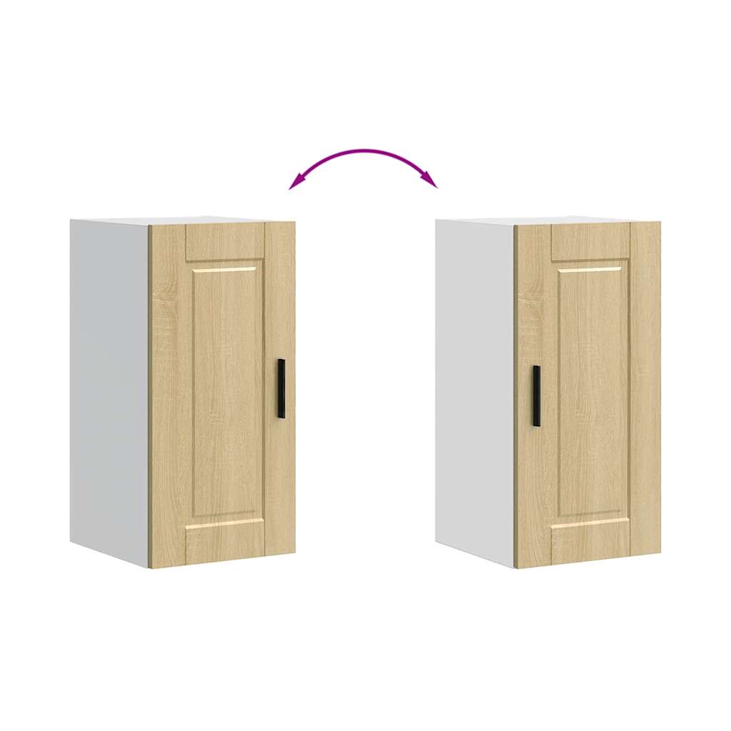 Pensile da Cucina-Mobile Cucina da Parete Porto Rovere Sonoma in Legno Multistrato 383094