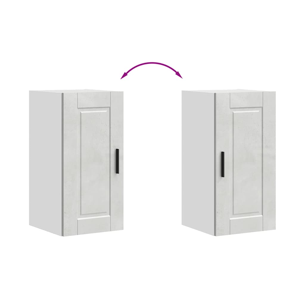 Pensile da Cucina Porto Grigio Cemento in Legno Multistrato 854021