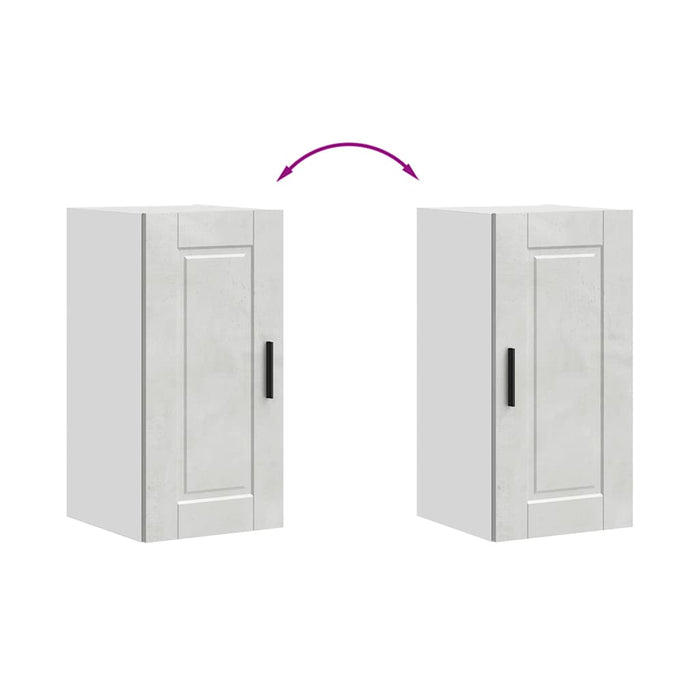 Pensile da Cucina Porto Grigio Cemento in Legno Multistrato 854021