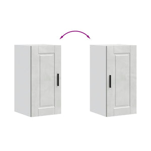 Pensile da Cucina-Mobile Cucina da Parete Porto Grigio Cemento in Legno Multistrato 160919