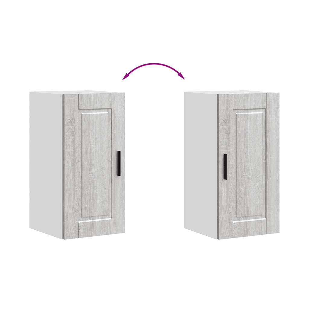 Pensile da Cucina Porto Grigio Sonoma in Legno Multistrato 854023