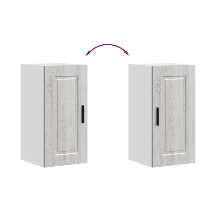 Pensile da Cucina Porto Grigio Sonoma in Legno Multistrato 854023