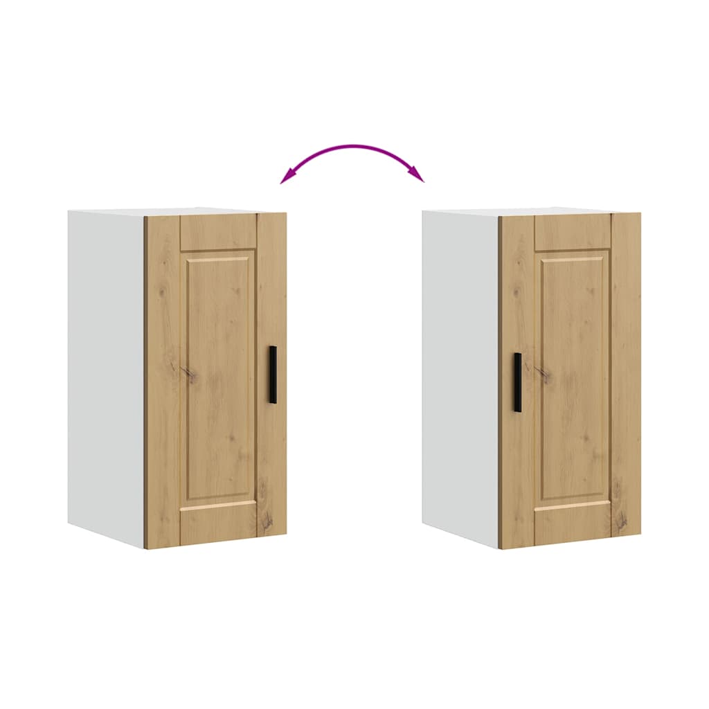 vidaXL Pensile da Cucina Porto Rovere Artigianale Legno Multistrato