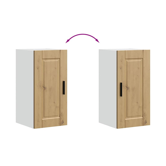 vidaXL Pensile da Cucina Porto Rovere Artigianale Legno Multistrato