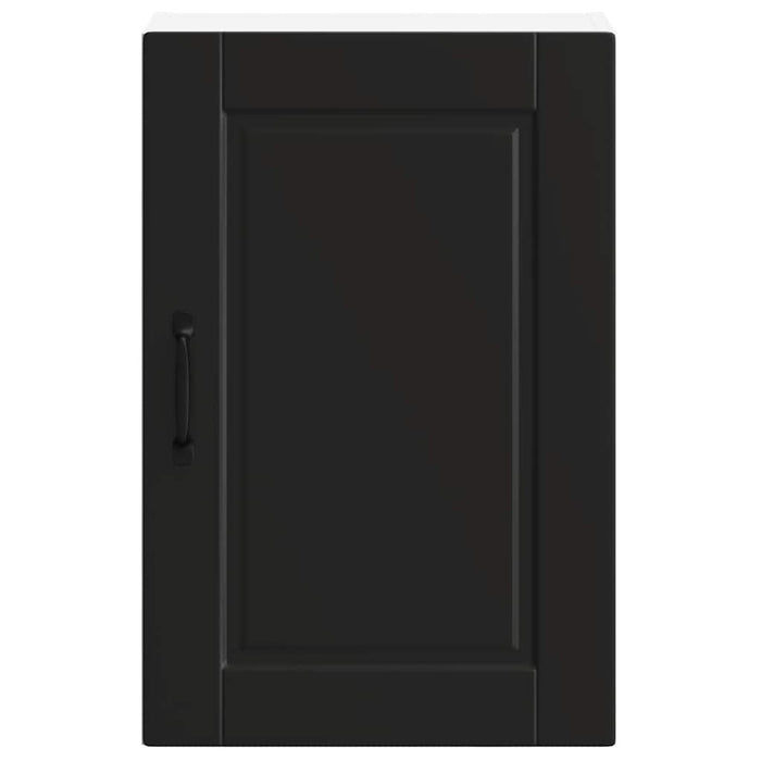 Pensile da Cucina-Mobile Cucina da Parete Porto Nero in Legno Multistrato 949553