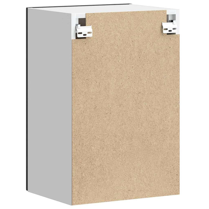 Pensile da Cucina-Mobile Cucina da Parete Porto Nero in Legno Multistrato 949553