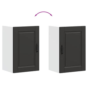 Pensile da Cucina Porto Nero in Legno Multistrato 854028