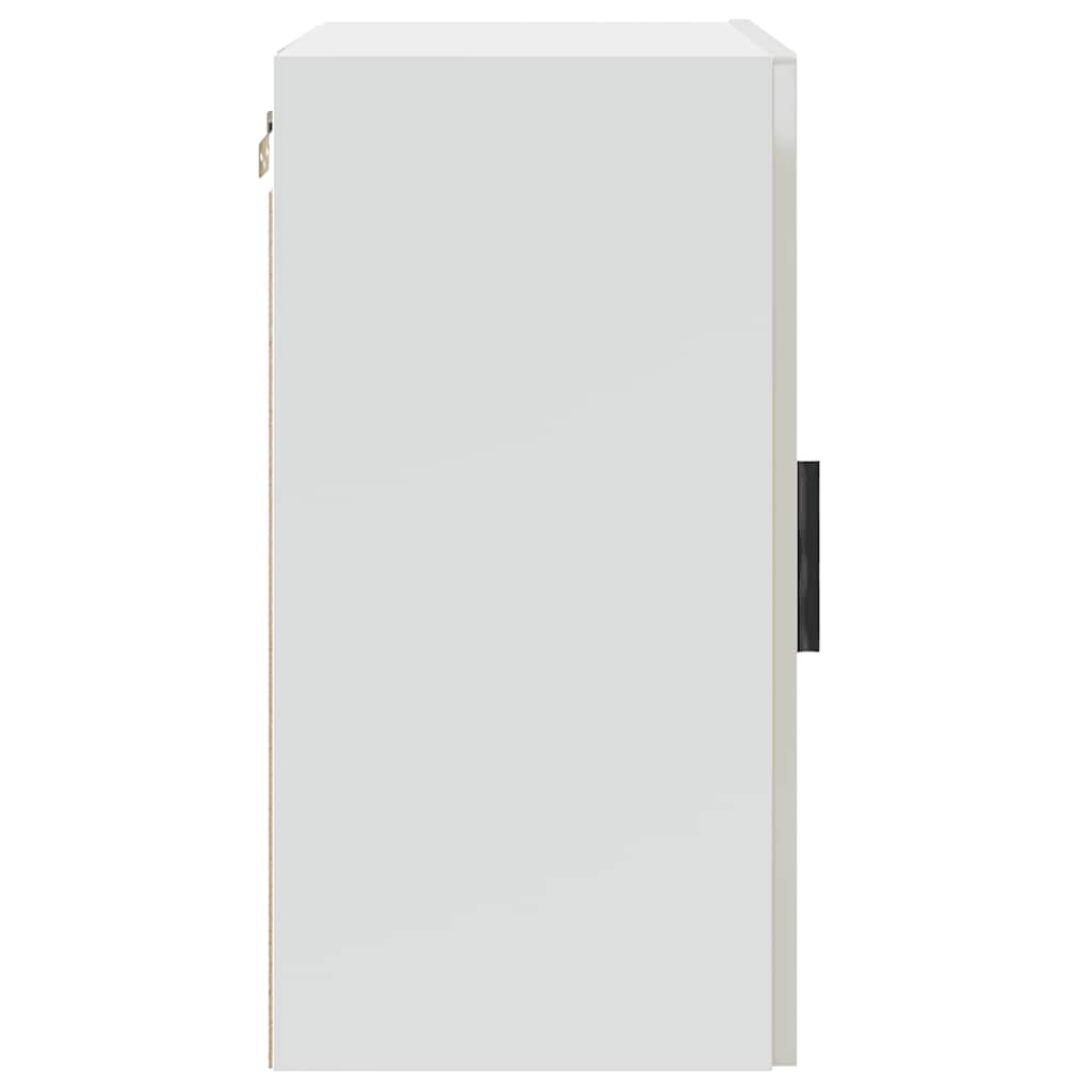 Pensile da Cucina-Mobile Cucina da Parete Porto Bianco Lucido in Legno Multistrato 307980