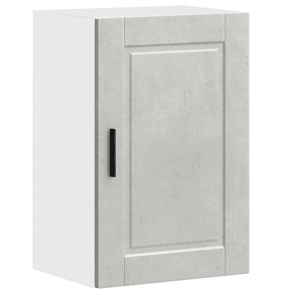 vidaXL Pensile da Cucina Porto Grigio Cemento in Legno Multistrato