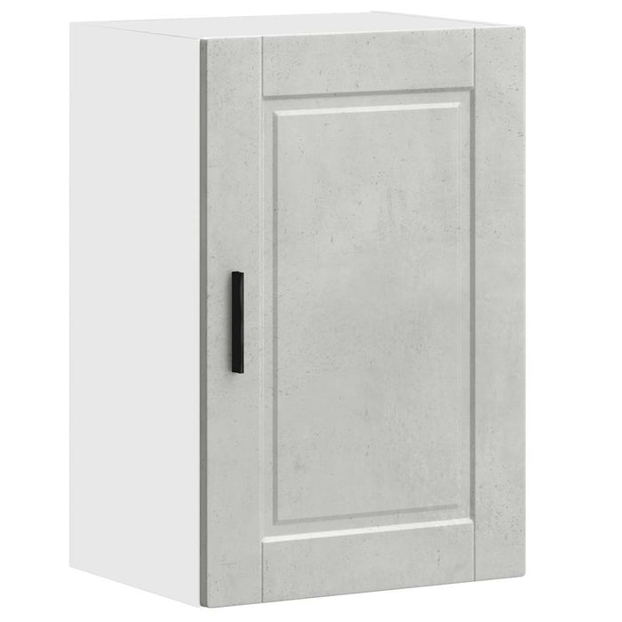 vidaXL Pensile da Cucina Porto Grigio Cemento in Legno Multistrato