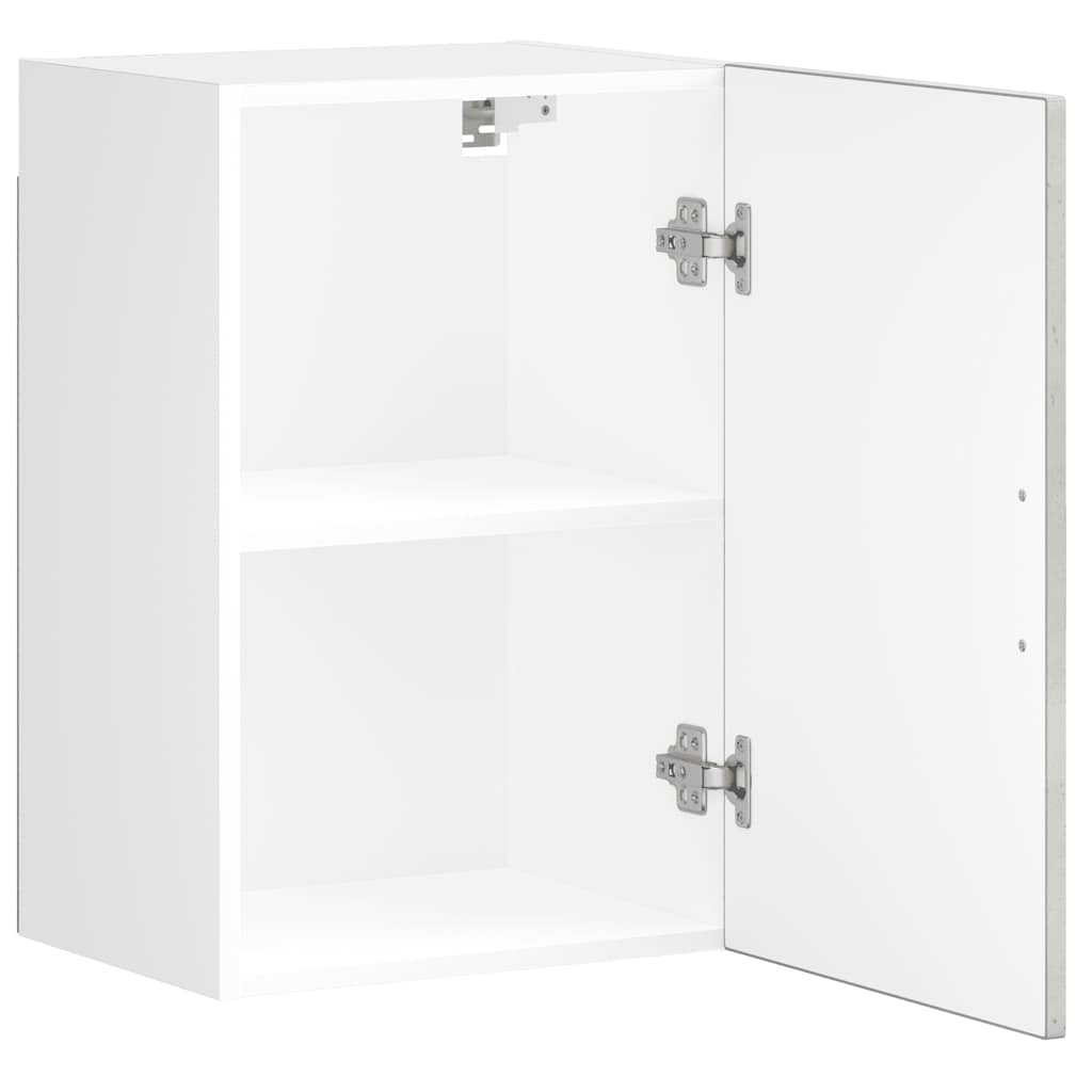 vidaXL Pensile da Cucina Porto Grigio Cemento in Legno Multistrato