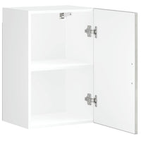 vidaXL Pensile da Cucina Porto Grigio Cemento in Legno Multistrato