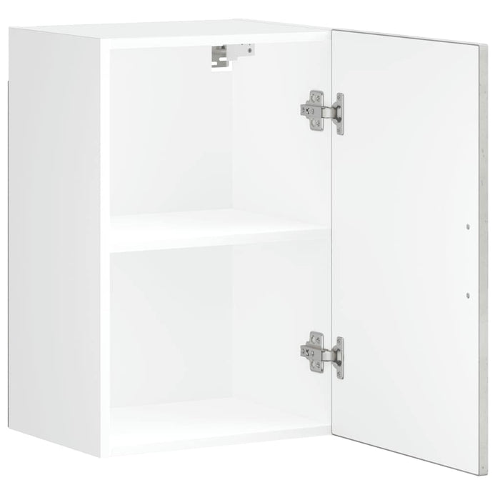 vidaXL Pensile da Cucina Porto Grigio Cemento in Legno Multistrato