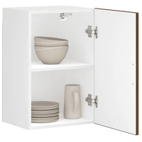Pensile da Cucina-Mobile Cucina da Parete Porto Rovere Marrone in Legno Multistrato 413565