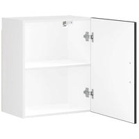 Pensili da Cucina 2 pz-Mobile Cucina da Parete Porto Nero in Legno Multistrato