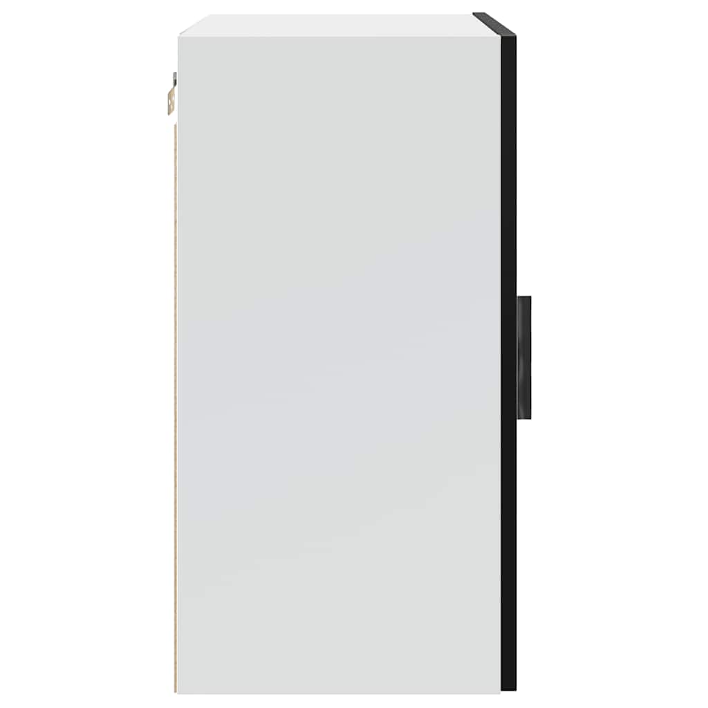 Pensili da Cucina 2 pz-Mobile Cucina da Parete Porto Nero in Legno Multistrato