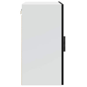 Pensili da Cucina 2 pz-Mobile Cucina da Parete Porto Nero in Legno Multistrato