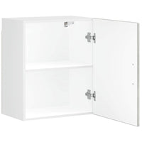 vidaXL Pensile da Cucina Porto Grigio Cemento in Legno Multistrato