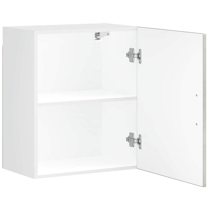 vidaXL Pensile da Cucina Porto Grigio Cemento in Legno Multistrato