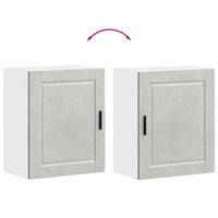 vidaXL Pensile da Cucina Porto Grigio Cemento in Legno Multistrato