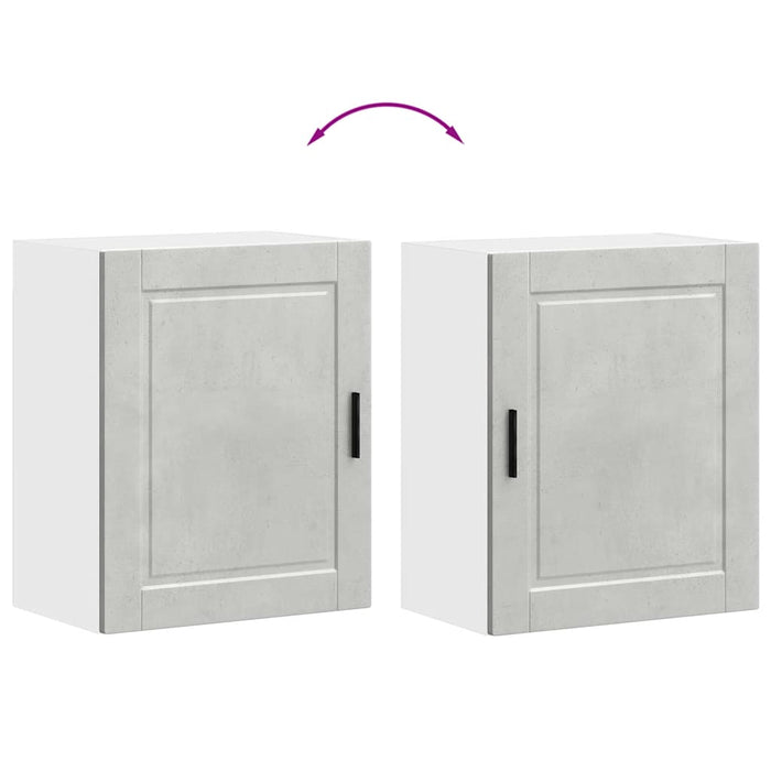 Pensile da Cucina Porto Grigio Cemento in Legno Multistrato 854045