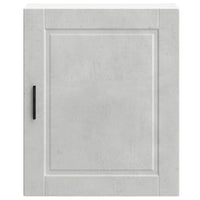 vidaXL Pensili da Cucina 2 pz Porto Grigio Cemento Legno Multistrato