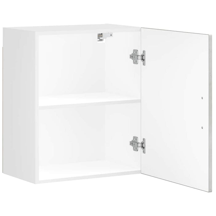 vidaXL Pensili da Cucina 2 pz Porto Grigio Cemento Legno Multistrato