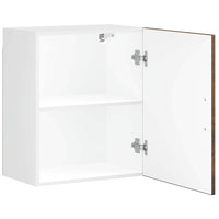 Pensili da Cucina 2 pz-Mobile Cucina da Parete Porto Rovere Fumo in Legno Multistrato