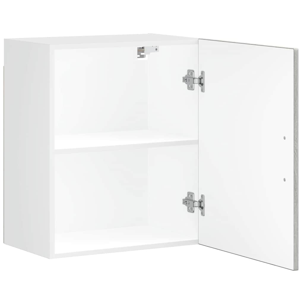 Pensile da Cucina-Mobile Cucina da Parete Porto Grigio Sonoma in Legno Multistrato 873572