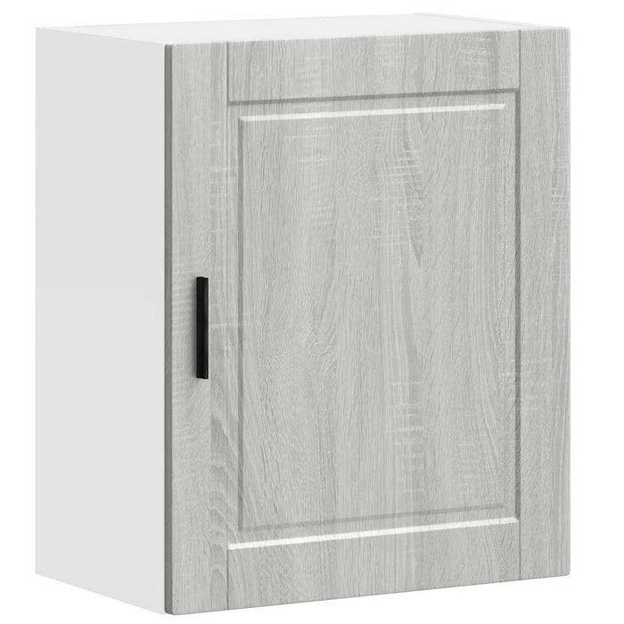 Pensili da Cucina 2 pz Porto Grigio Sonoma in Legno Multistrato 854050
