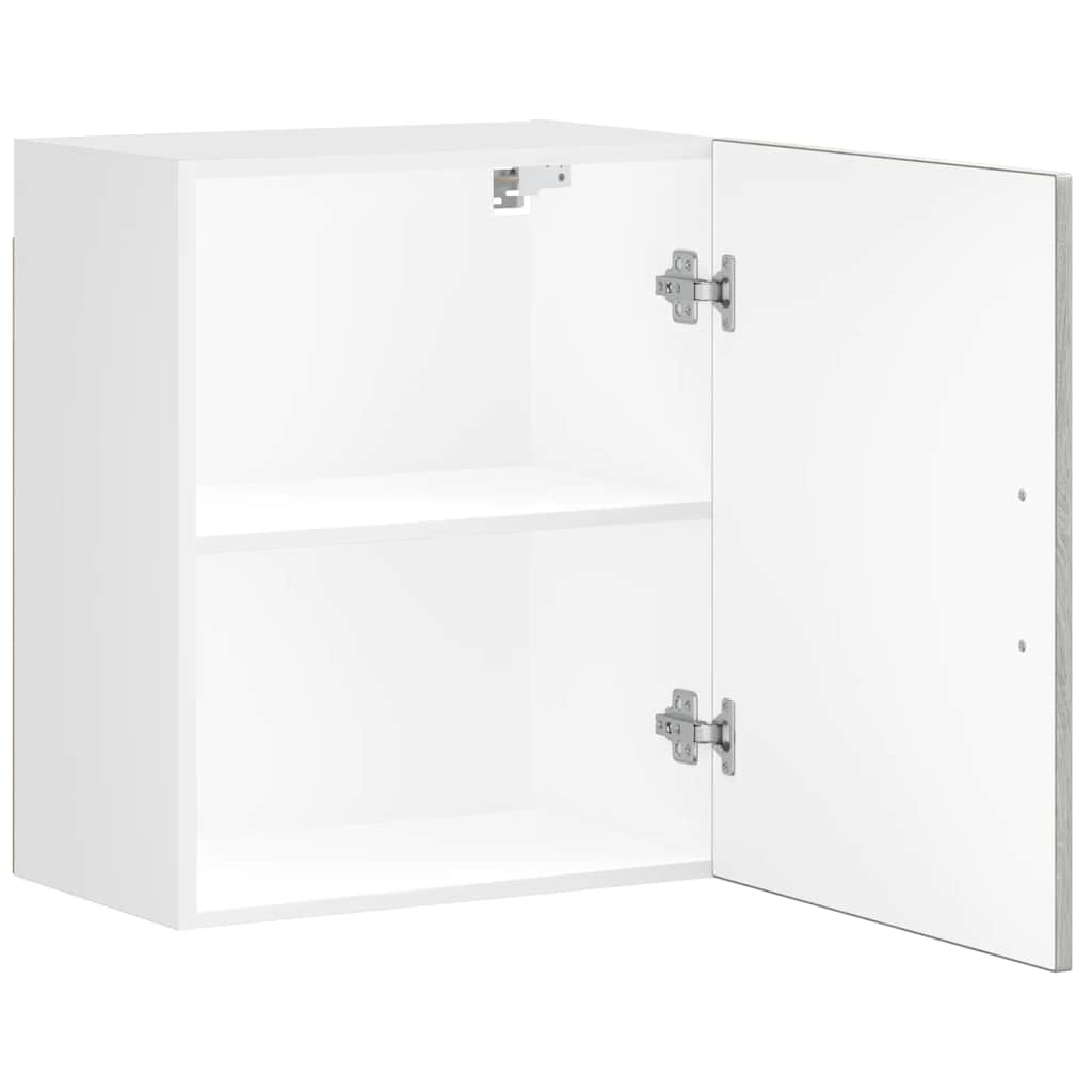 vidaXL Pensili da Cucina 2 pz Porto Grigio Sonoma in Legno Multistrato