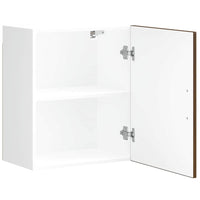 Pensili da Cucina 2 pz Porto Rovere Marrone Legno Multistrato 854052