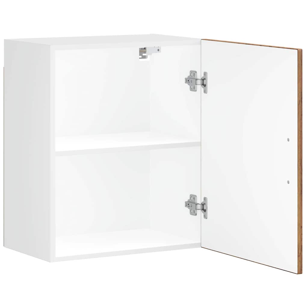 Pensili da Cucina 2 pz-Mobile Cucina da Parete Porto Legno Antico in Legno Multistrato