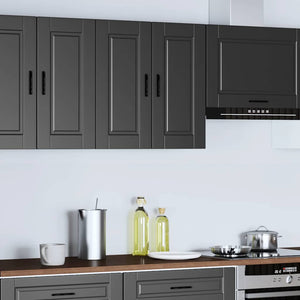 Pensile da Cucina Porto Nero in Legno Multistrato 854058