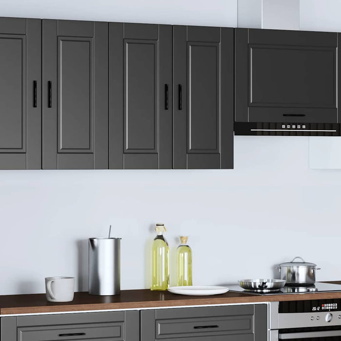 Pensile da Cucina Porto Nero in Legno Multistrato 854058