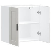 Pensile da Cucina-Mobile Cucina da Parete Porto Bianco Lucido in Legno Multistrato 814236