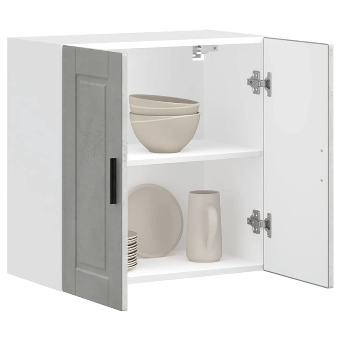 Pensile da Cucina Porto Grigio Cemento in Legno Multistrato 854061