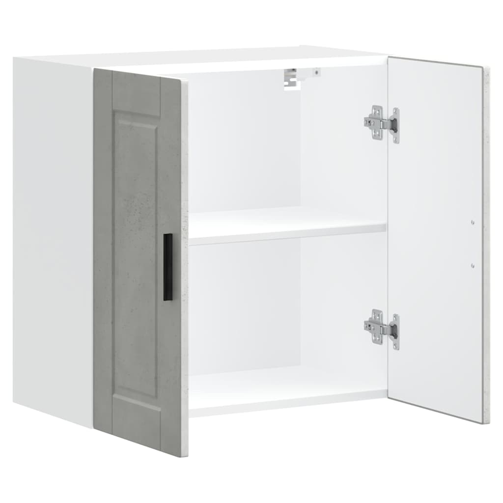 Pensile da Cucina Porto Grigio Cemento in Legno Multistrato 854061