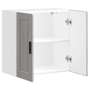 Pensile da Cucina Porto Grigio Sonoma in Legno Multistrato 854063