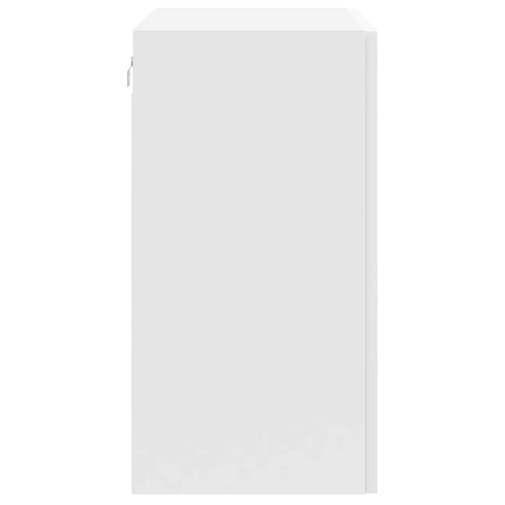 Pensile da Cucina-Mobile Cucina da Parete Porto Bianco Lucido in Legno Multistrato 823235