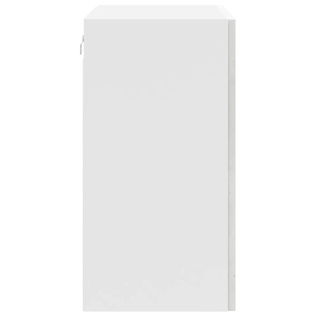 Pensile da Cucina-Mobile Cucina da Parete Porto Grigio Cemento in Legno Multistrato 786963