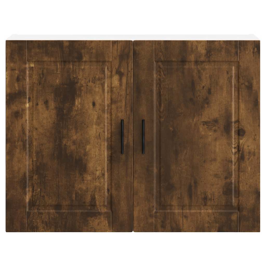 vidaXL Pensile da Cucina Porto Rovere Fumo in Legno Multistrato